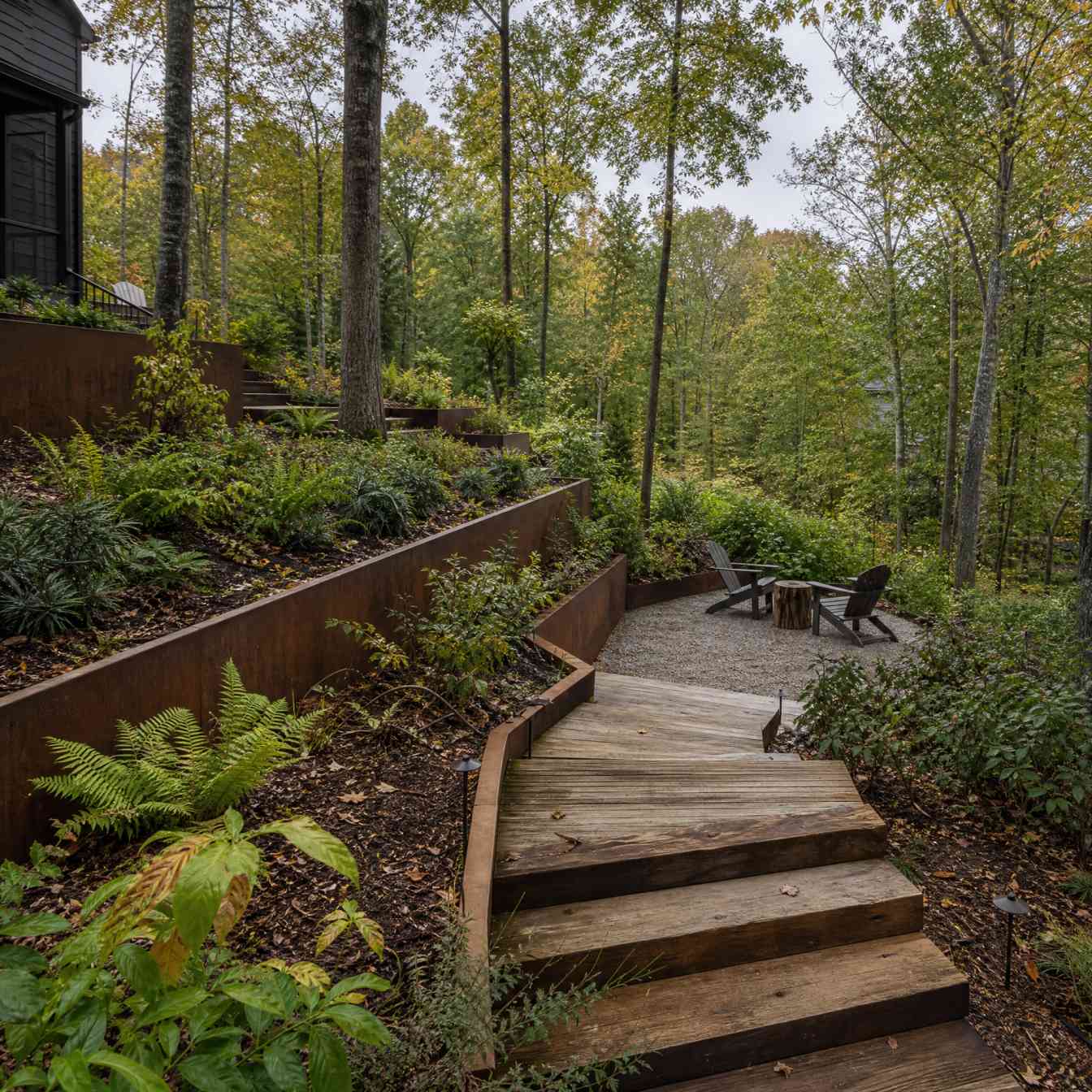Sloped Garden Terraces